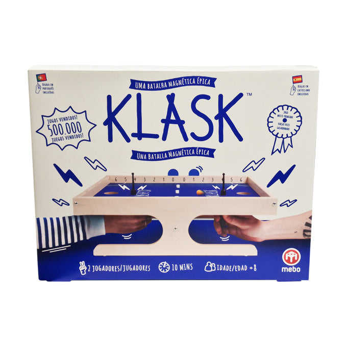 Klask Portuguese e Espanhol Jogo de Tabuleiro